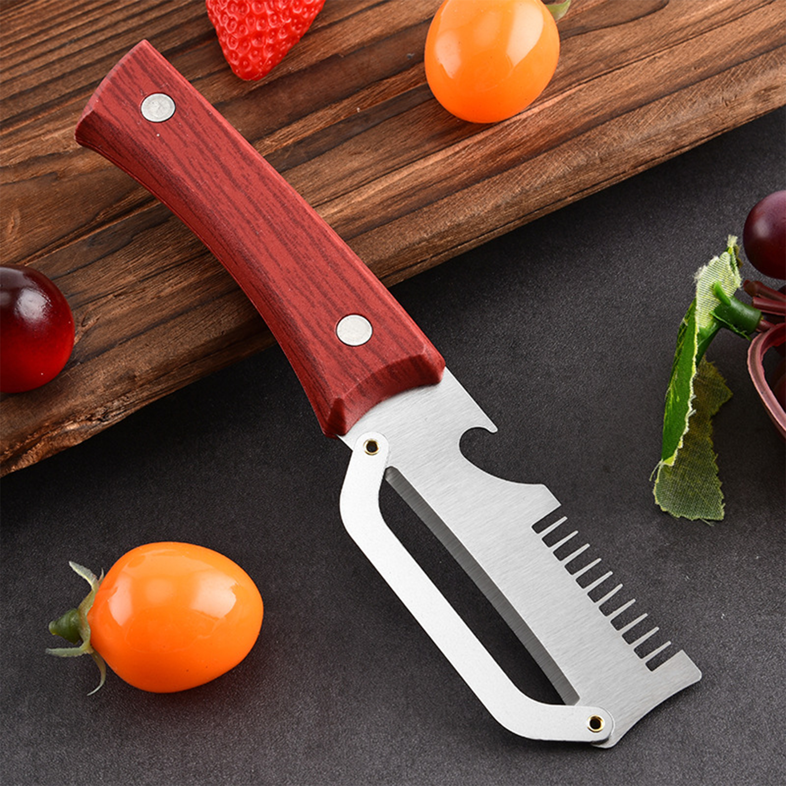 Kitchen Job - 2pcs Stainless Steel Green Onion Cutter