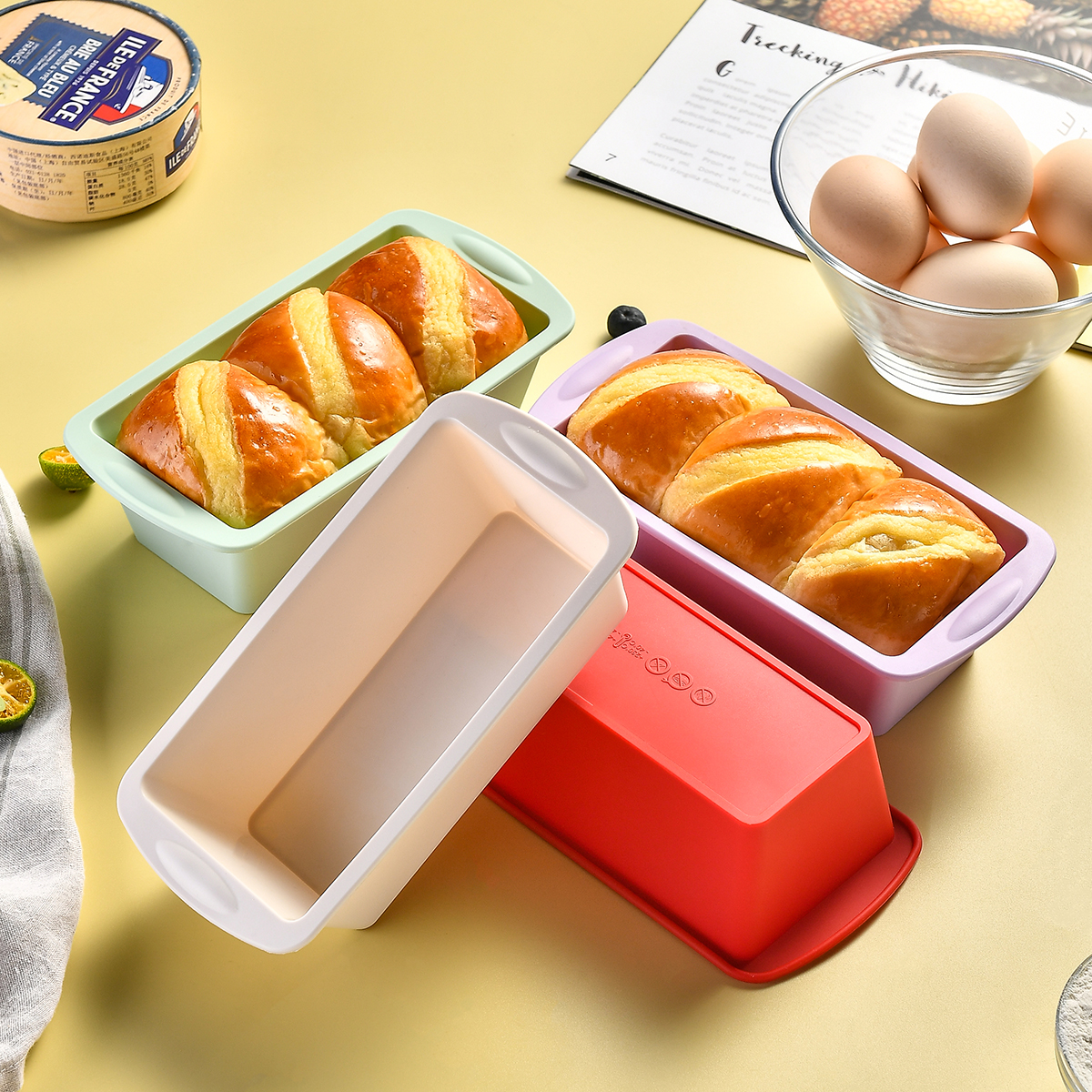 Kitchen Baking Items - 1/4Pcs Household Rectangular Silicone Mold Candy