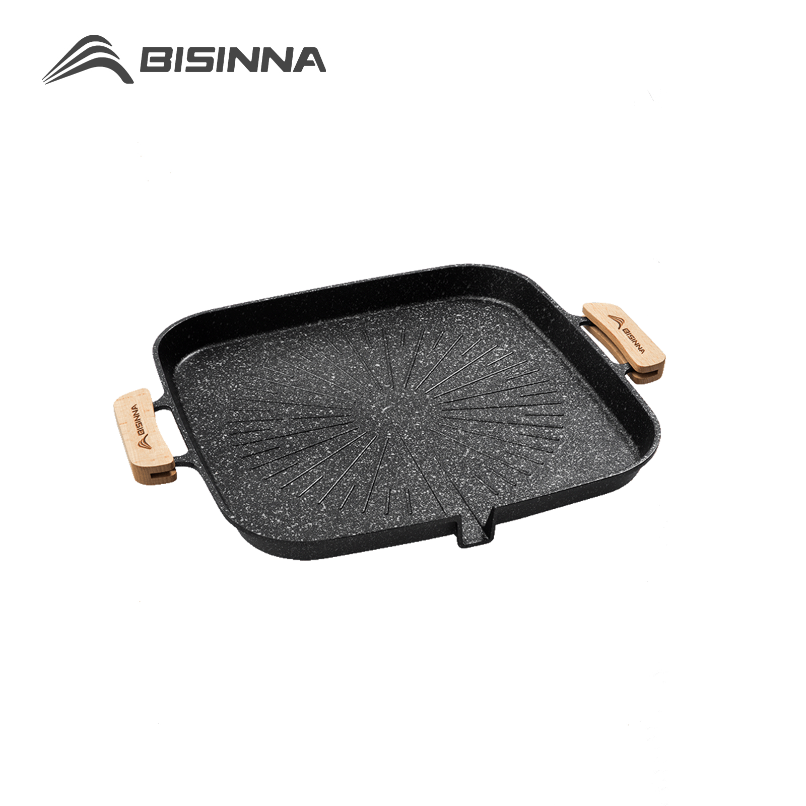 Kitchen Baking Containers - BISINNA Square BBQ Grill Pan Non