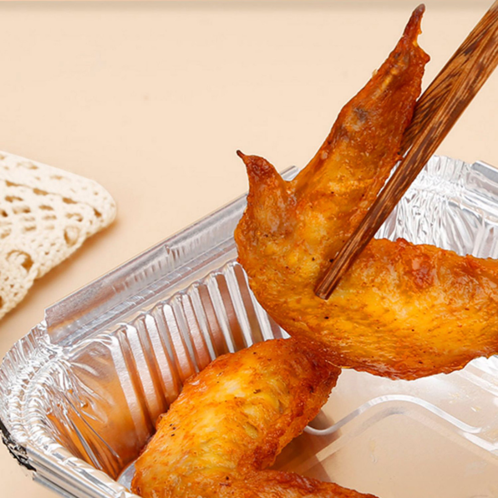 Kitchen Baking Containers - 20CM Air Fryer Aluminum Foil Pan