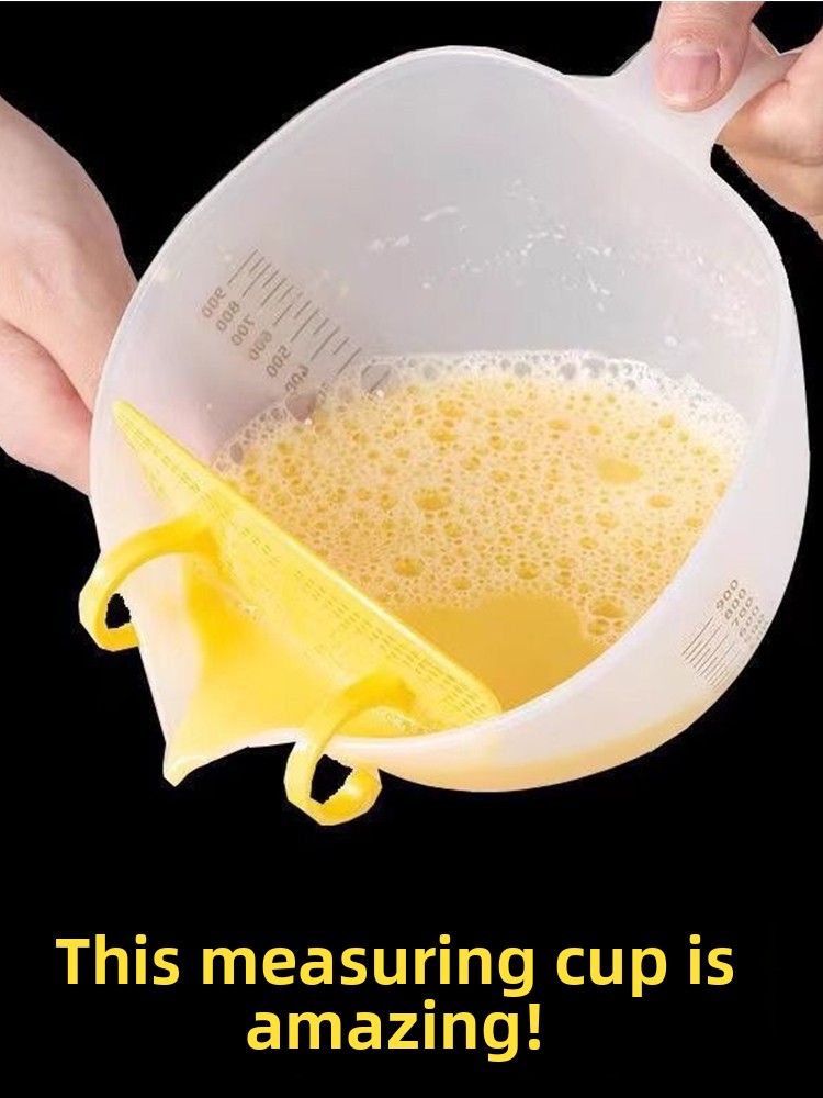 Kitchen Baking Utensil - Kitchen Egg Liquid Filter Bowl Dough