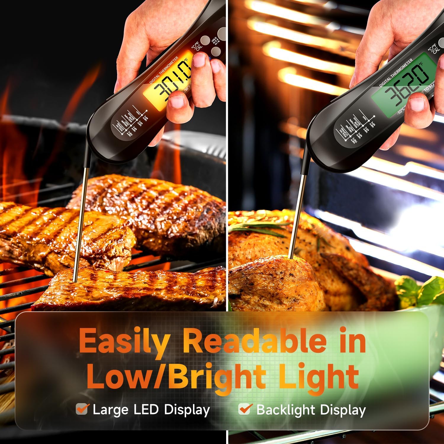 Digital Meat Thermometer Water - Kitchen Baking Utensil recension och pris