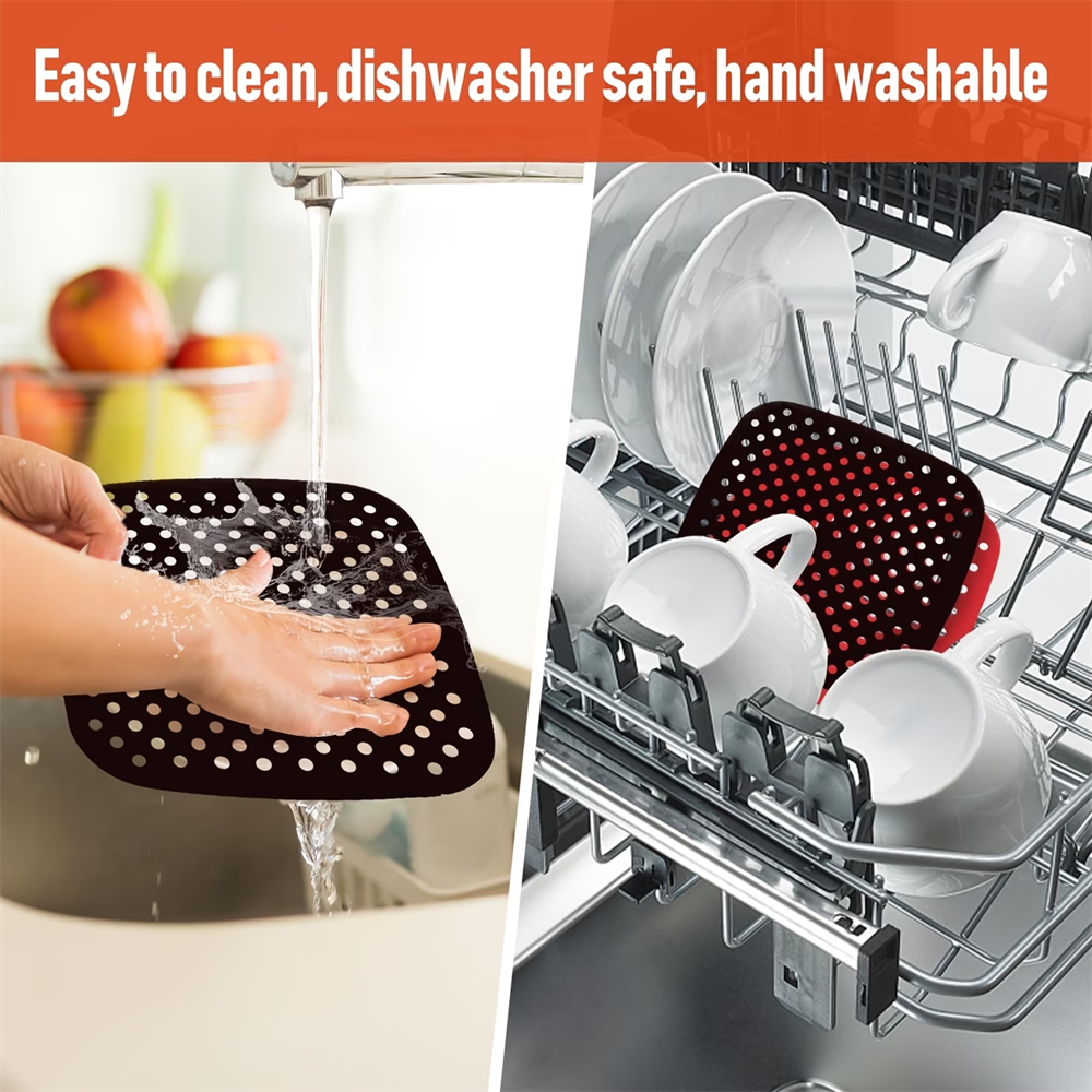 Reusable Air Fryer Pad, Silico - Kitchen Baking Gadgets recension och pris