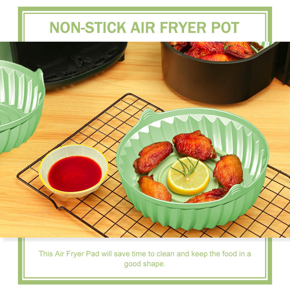 Round Reusable Silicone Air Fr - Kitchen Baking Gadgets recension och pris