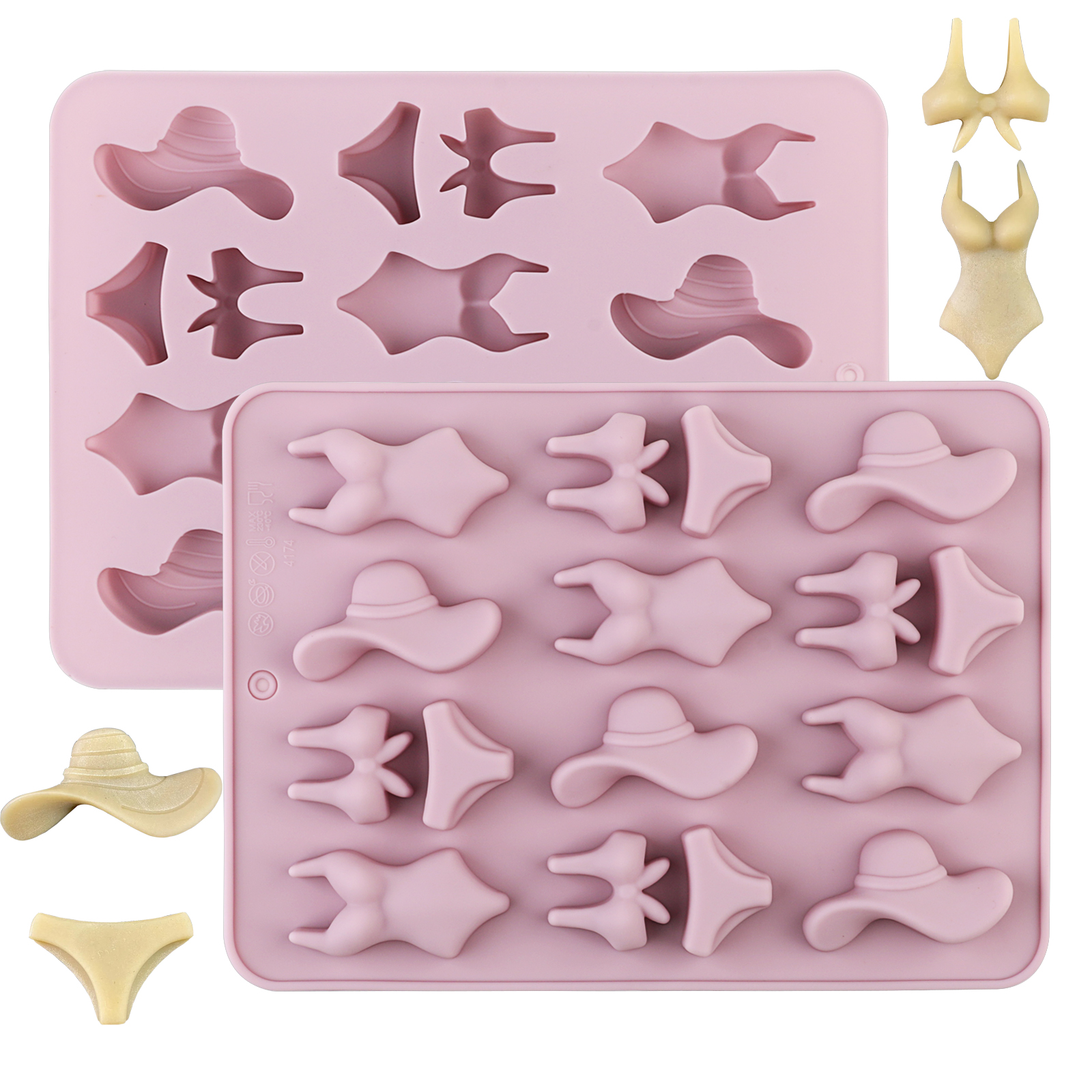 A Summer-Themed Beach Bikini M - Silicone Cake Mold recension och pris