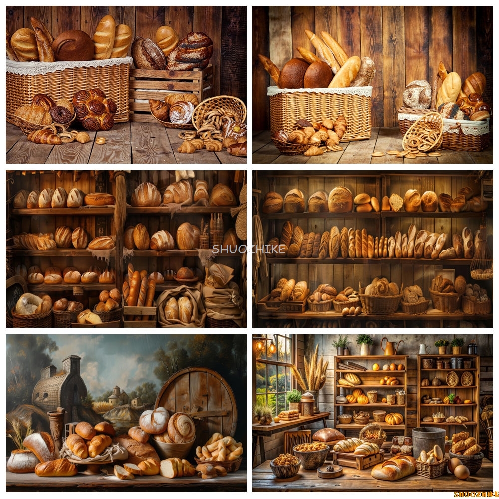 Wooden Planks Kitchen Donut Br - Kitchen Baking Photoshoot recension och pris