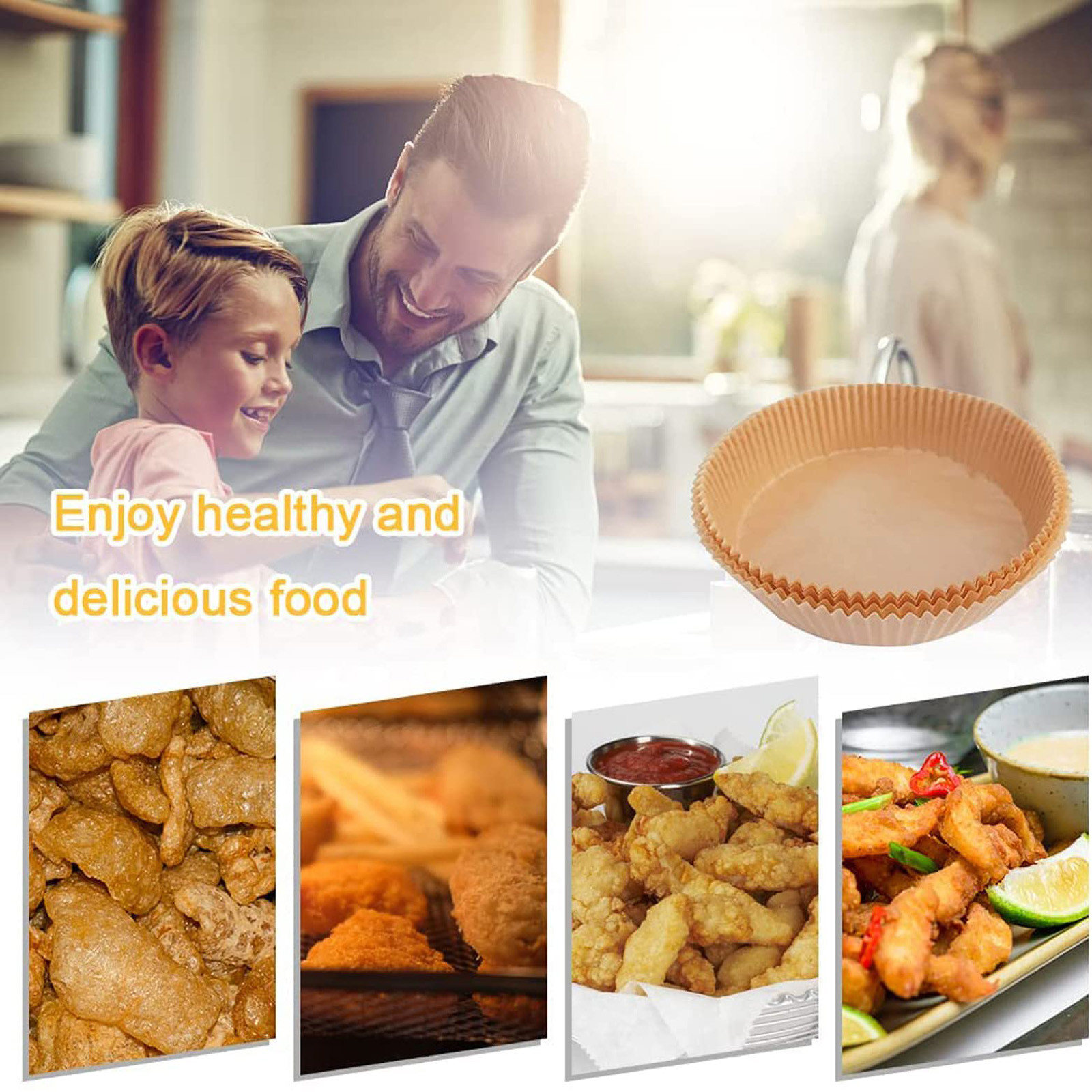 10pc Natural Air Fryer Liners  - Kitchen Grade Baking Sheet recension och pris