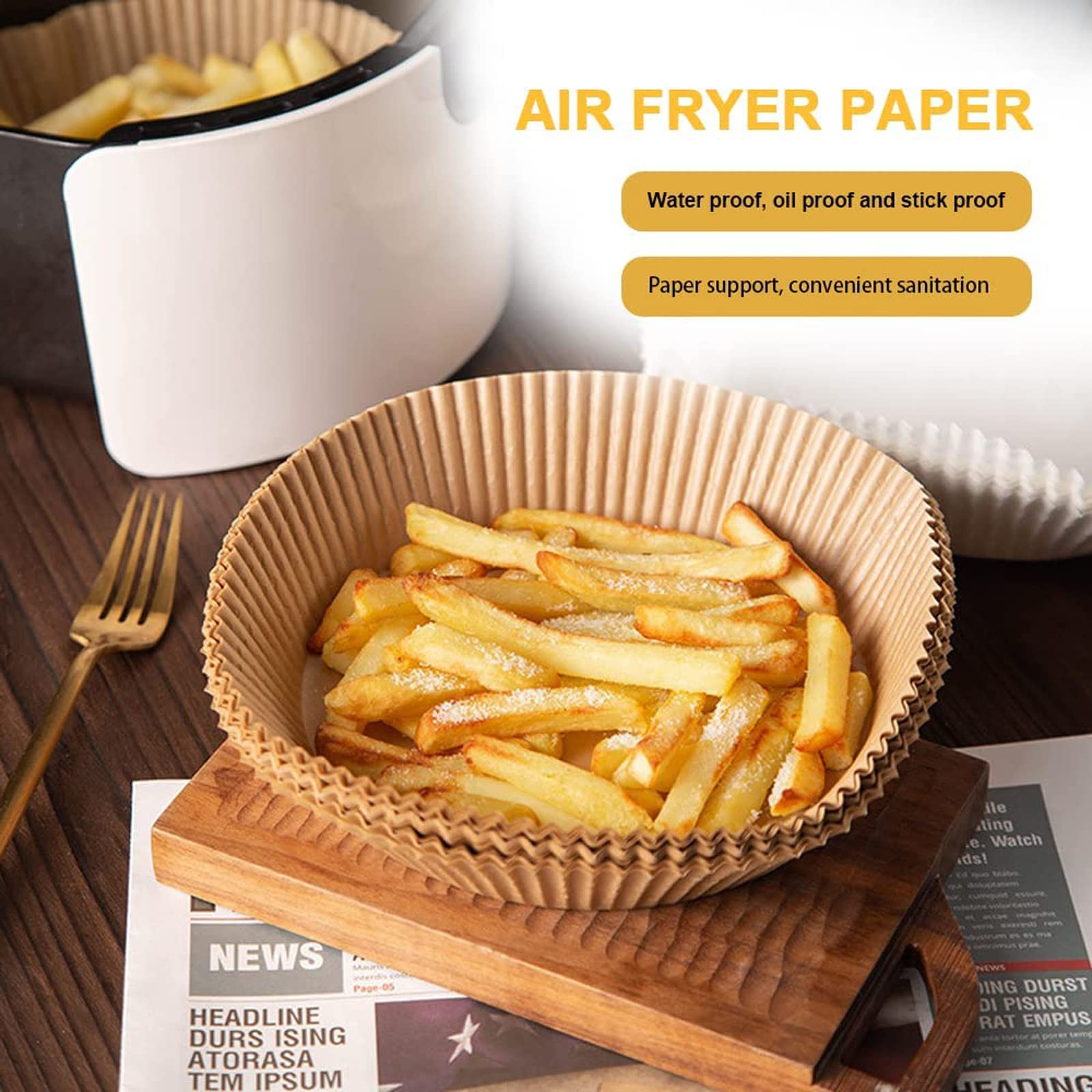 10pc Natural Air Fryer Liners  - Kitchen Grade Baking Sheet recension och pris