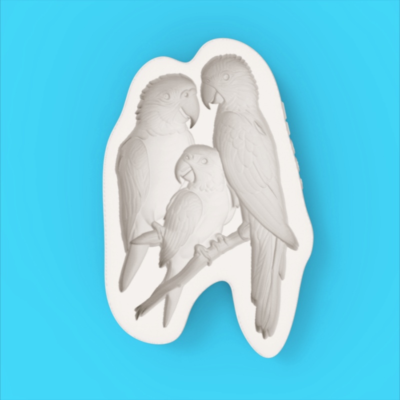 Macaw Family Silicone Baking M - Silicone Cake Mold recension och pris