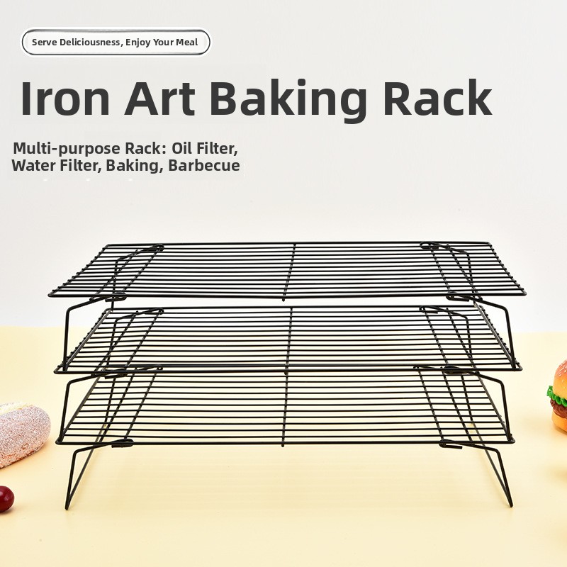 Baking Cooling Rack Three-Laye - Kitchen Baking Rack recension och pris