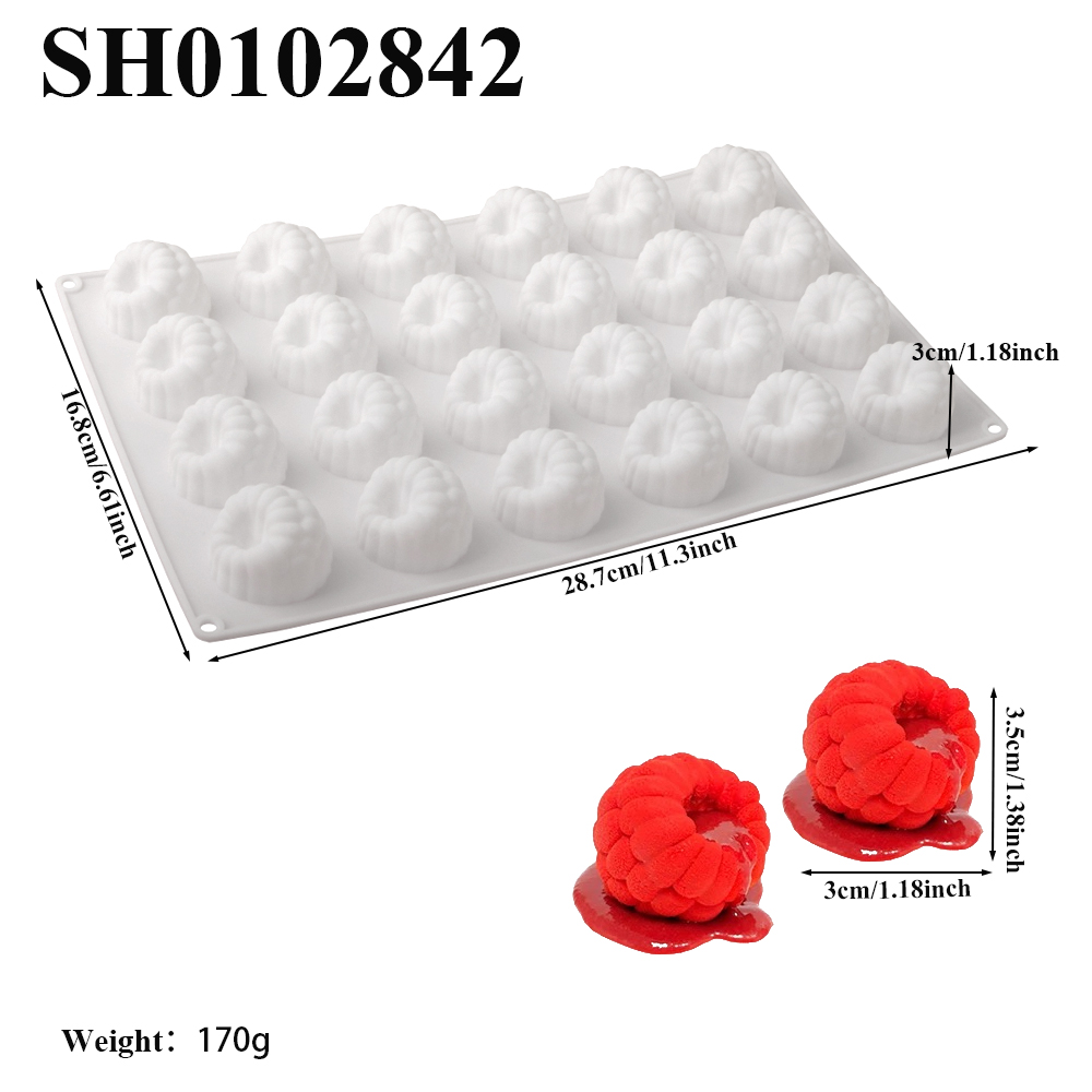6/12/24-Cell Raspberry Design  - Kitchen Baking Items recension och pris
