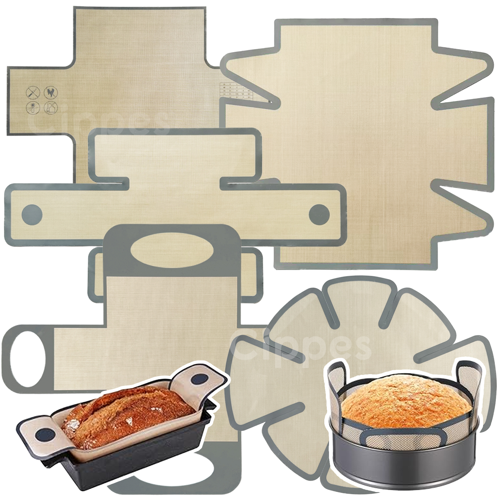 Silicone Bread Loaf Pan Liners - Kitchen And Baking Equipment recension och pris
