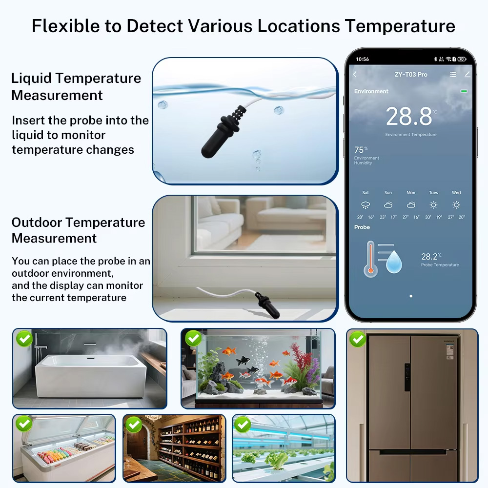 Tuya Zigbee WiFi Temp Humidity - Kitchen Job recension och pris