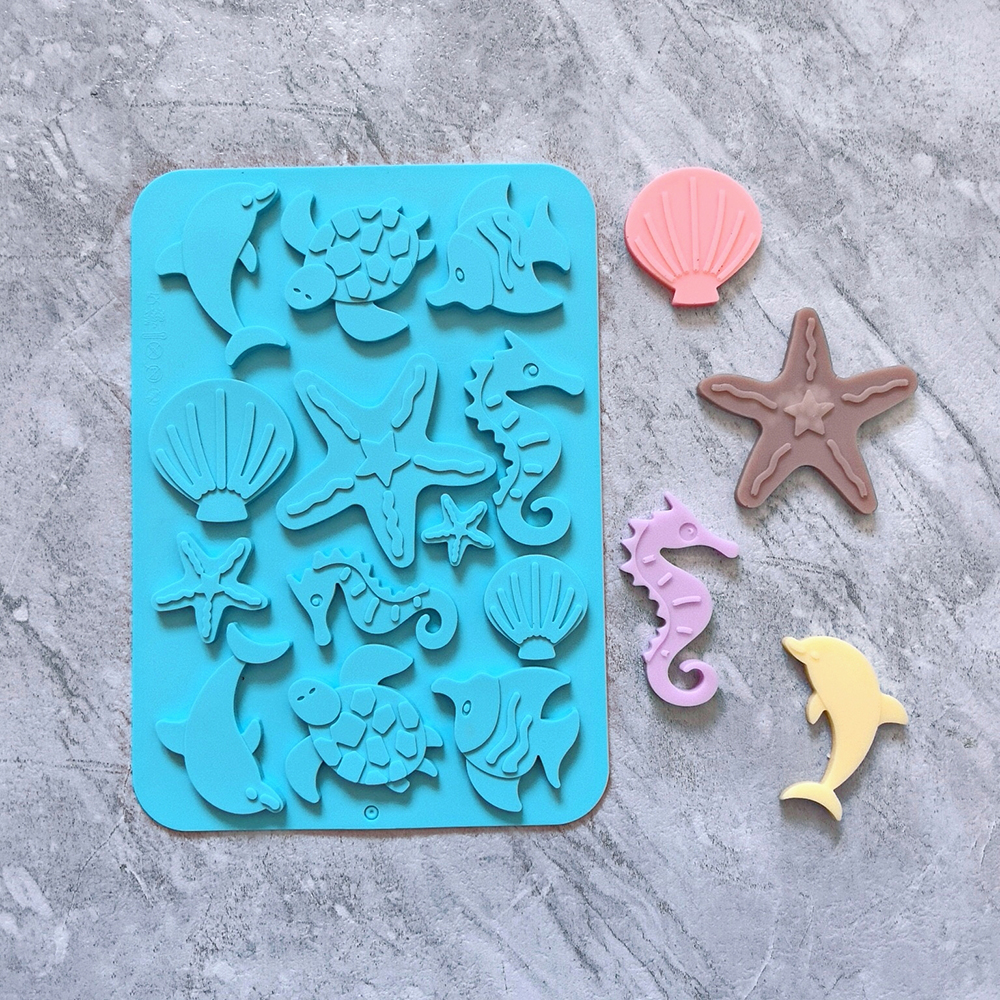 1pc Marine creature shaped cho - Silicone Cake Mold recension och pris
