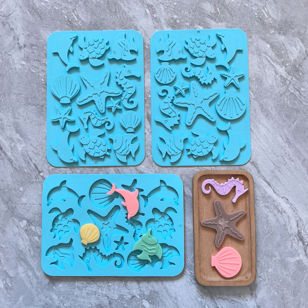 1pc Marine creature shaped cho - Silicone Cake Mold recension och pris
