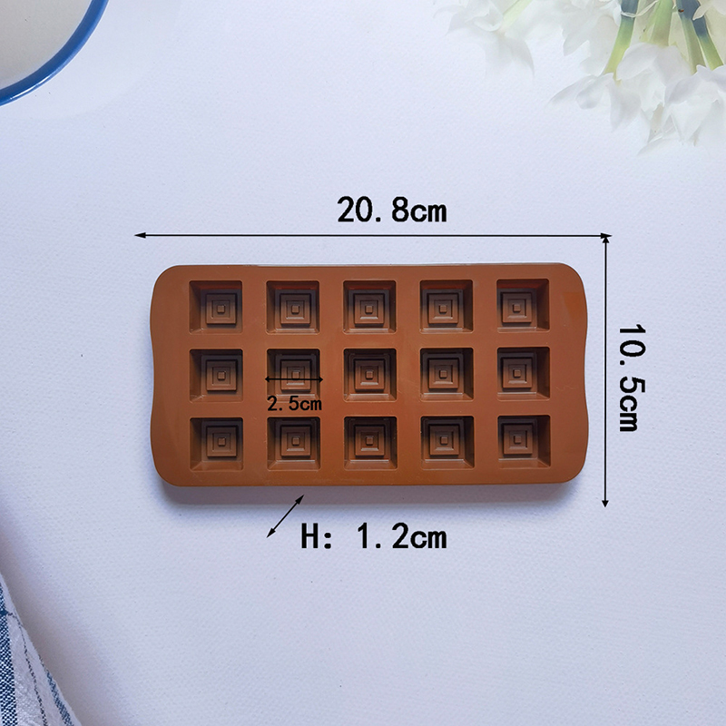 Classical Chocolate Mold Squar - Kitchen Baking Items recension och pris
