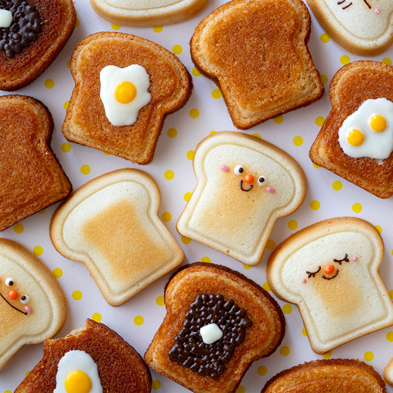8 Cavity Toast Bread Pattern C - Kitchen Baking Gadgets recension och pris