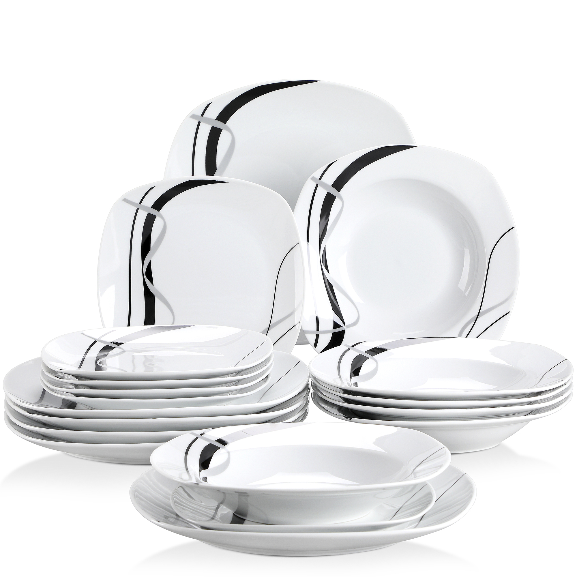 VEWEET FIONA 18/36-Piece Porce - Cake Board Round recension och pris