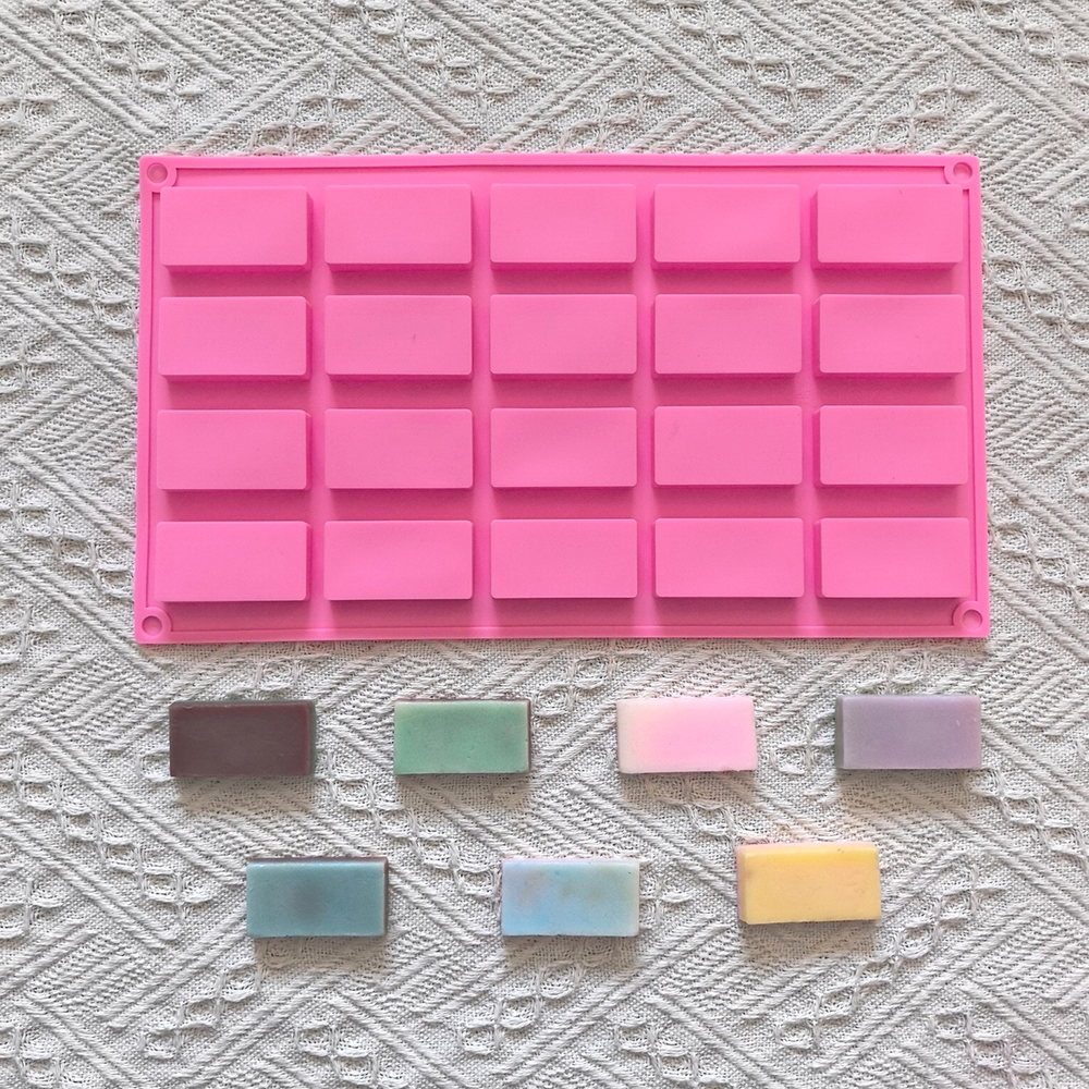 1pc 20 cavity rectangular sili - Silicone Cake Mold recension och pris