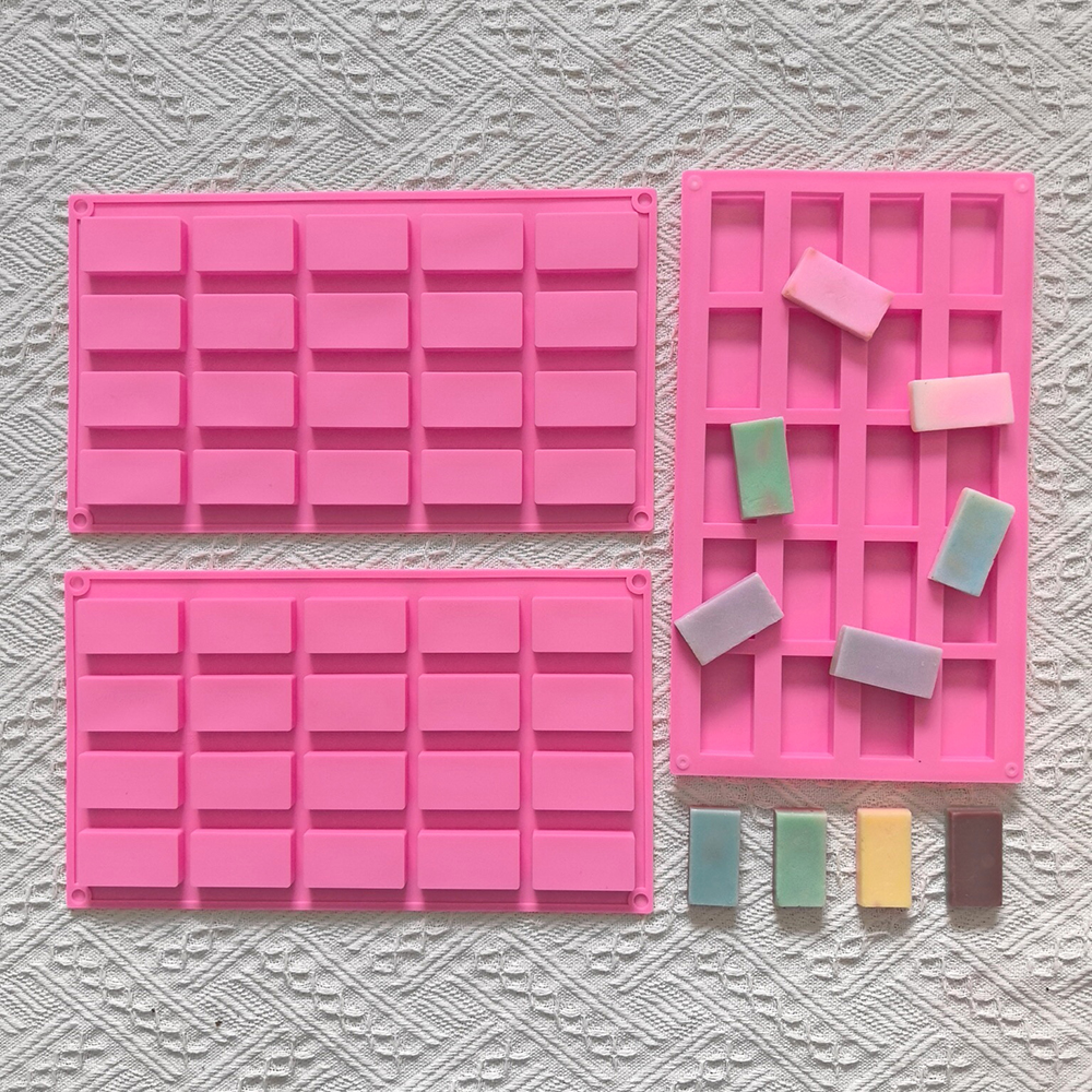 1pc 20 cavity rectangular sili - Silicone Cake Mold recension och pris