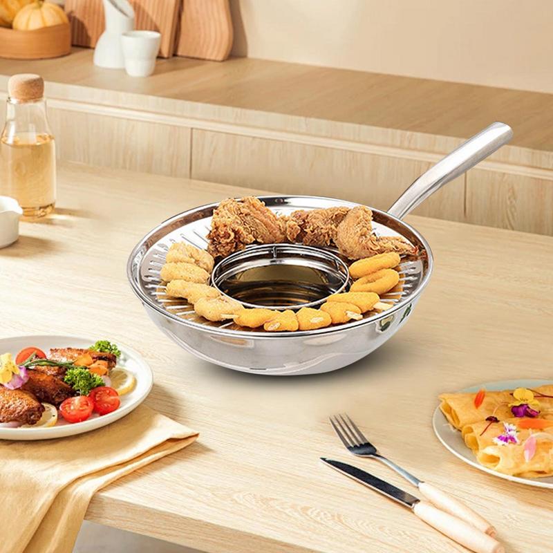 Fried Food Draining Rack Stain - Kitchen Baking Rack recension och pris