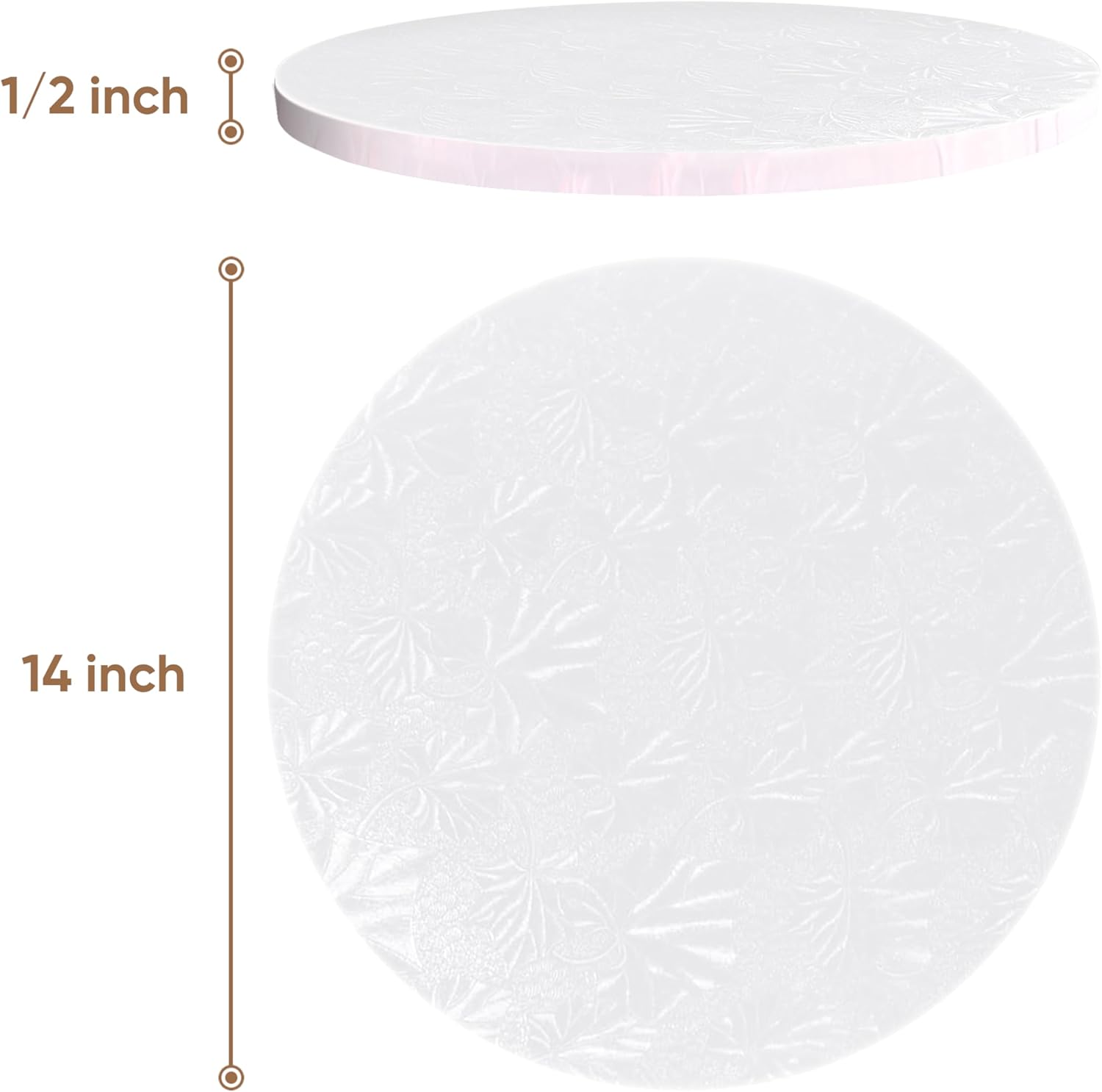 14 Inch Round Cake Boards, 1/2 - Cake Board Round recension och pris