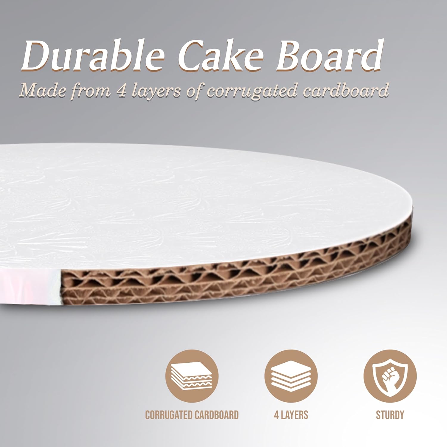 14 Inch Round Cake Boards, 1/2 - Cake Board Round recension och pris