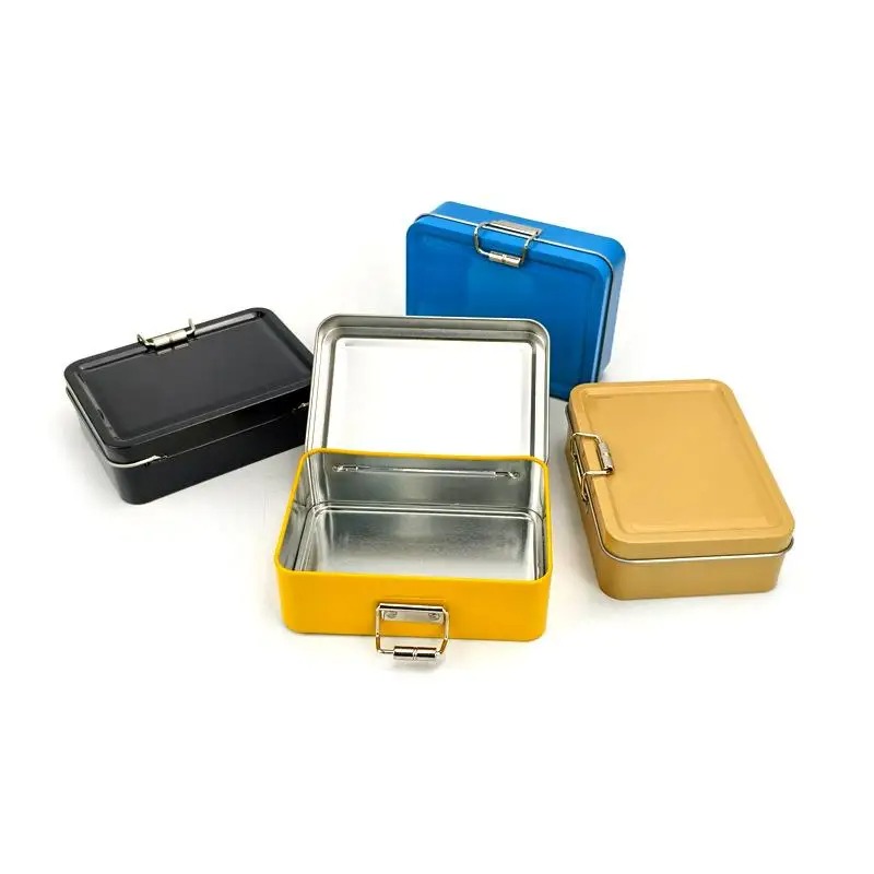 Square Tinplate Cookie Storage - Kitchen Baking Containers recension och pris