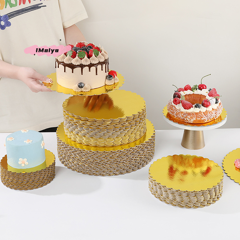 Golden round Cake Boards 4/5/6 - Cake Board Round recension och pris