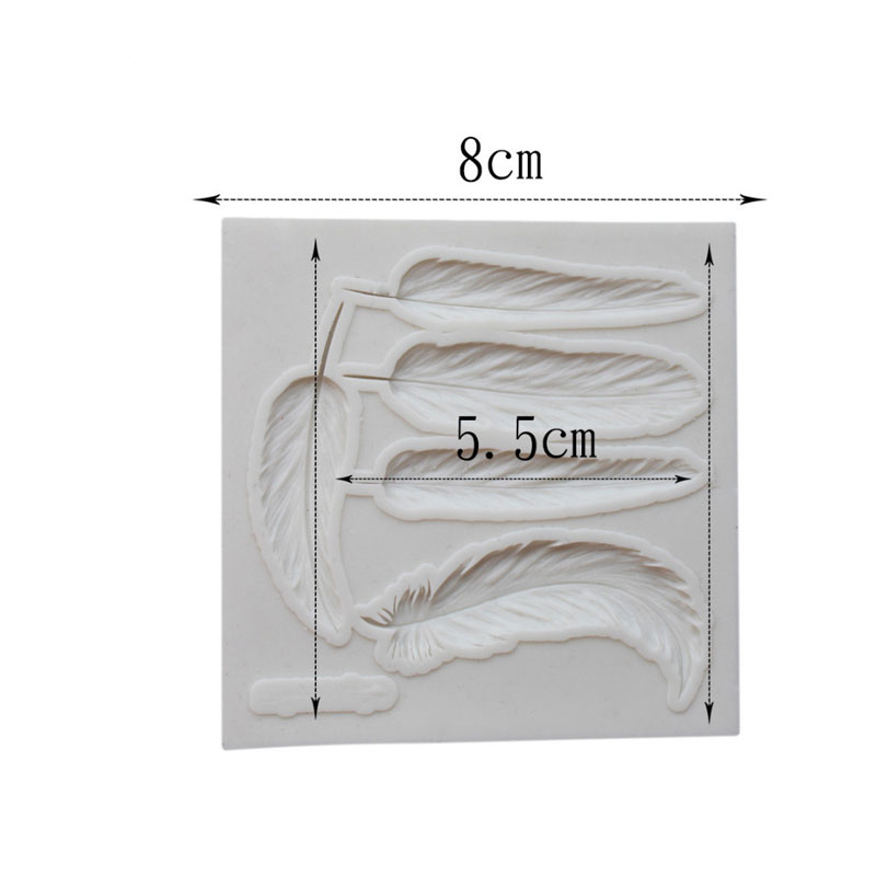 Leaves feather&wings shape 3D  - Kitchen Baking Gadgets recension och pris