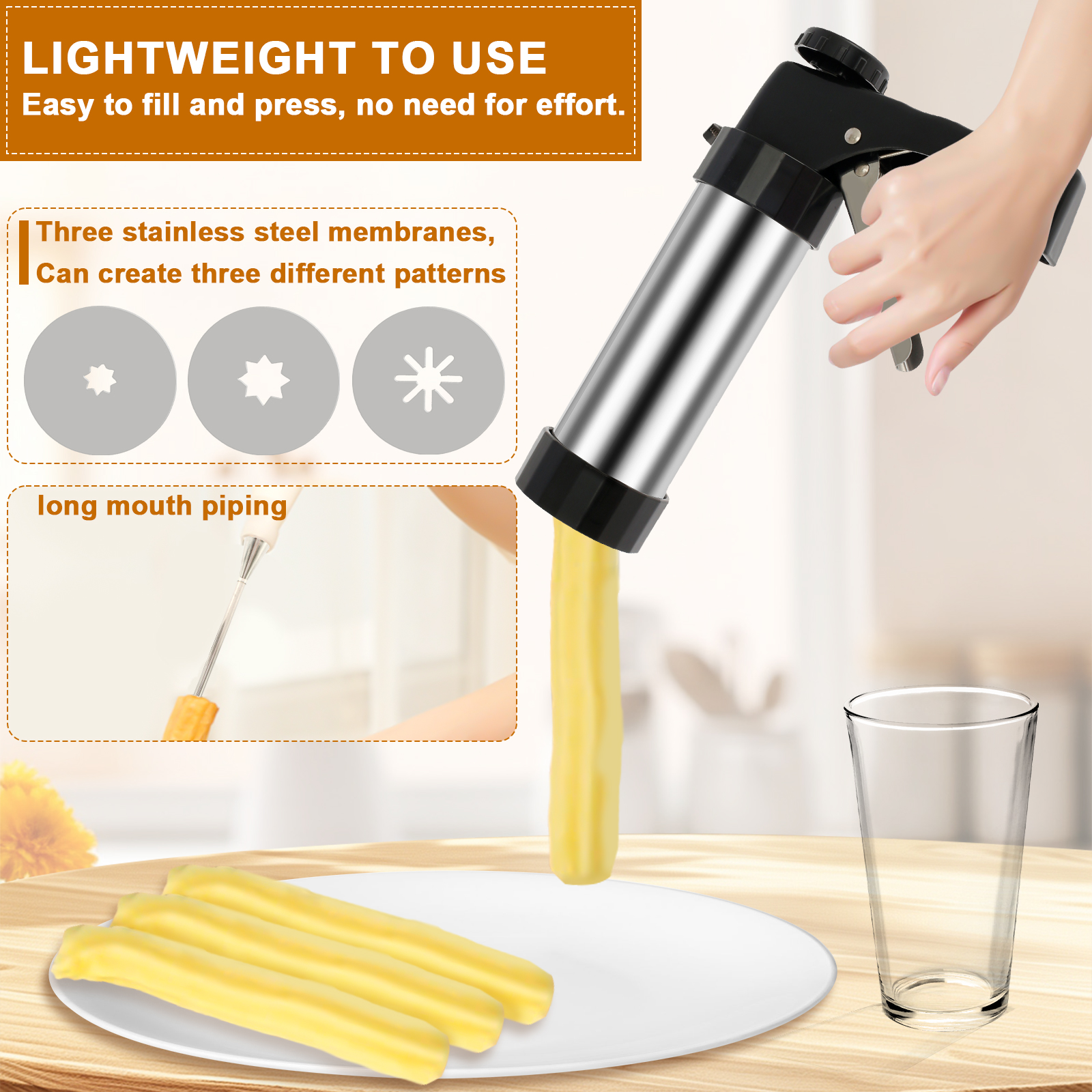 Churrera Churro Maker Machine  - Kitchen Baking Gadgets recension och pris