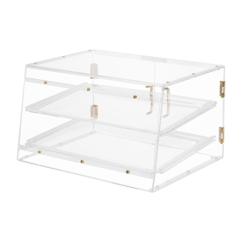 Bakery Display Case, 2-Tier Co - Kitchen Baking Cabinet recension och pris