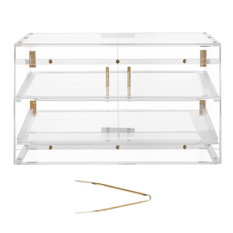 Bakery Display Case, 2-Tier Co - Kitchen Baking Cabinet recension och pris