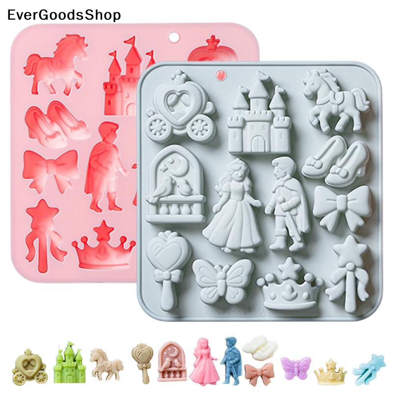 New 12 Cavity Prince, Princess - Silicone Cake Mold recension och pris