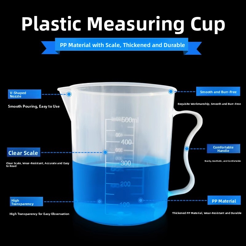 Large Capaci Plastic Measuring - Kitchen Baking Utensil recension och pris