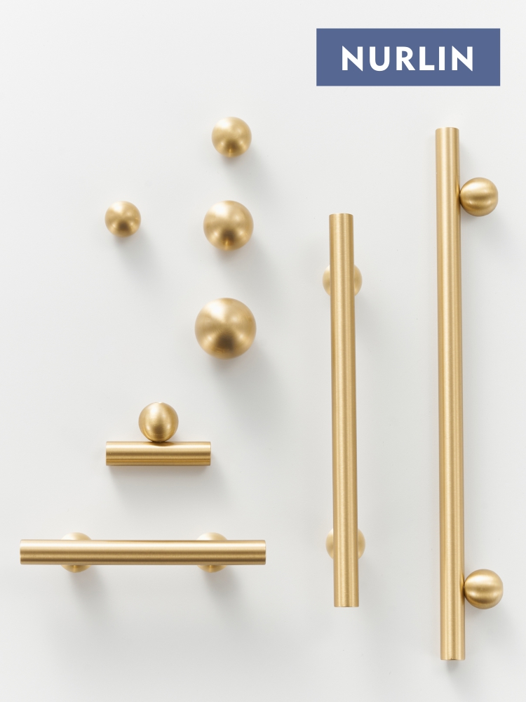 Nurlin Brass Round Ball Foot C - Kitchen Baking Cabinet recension och pris