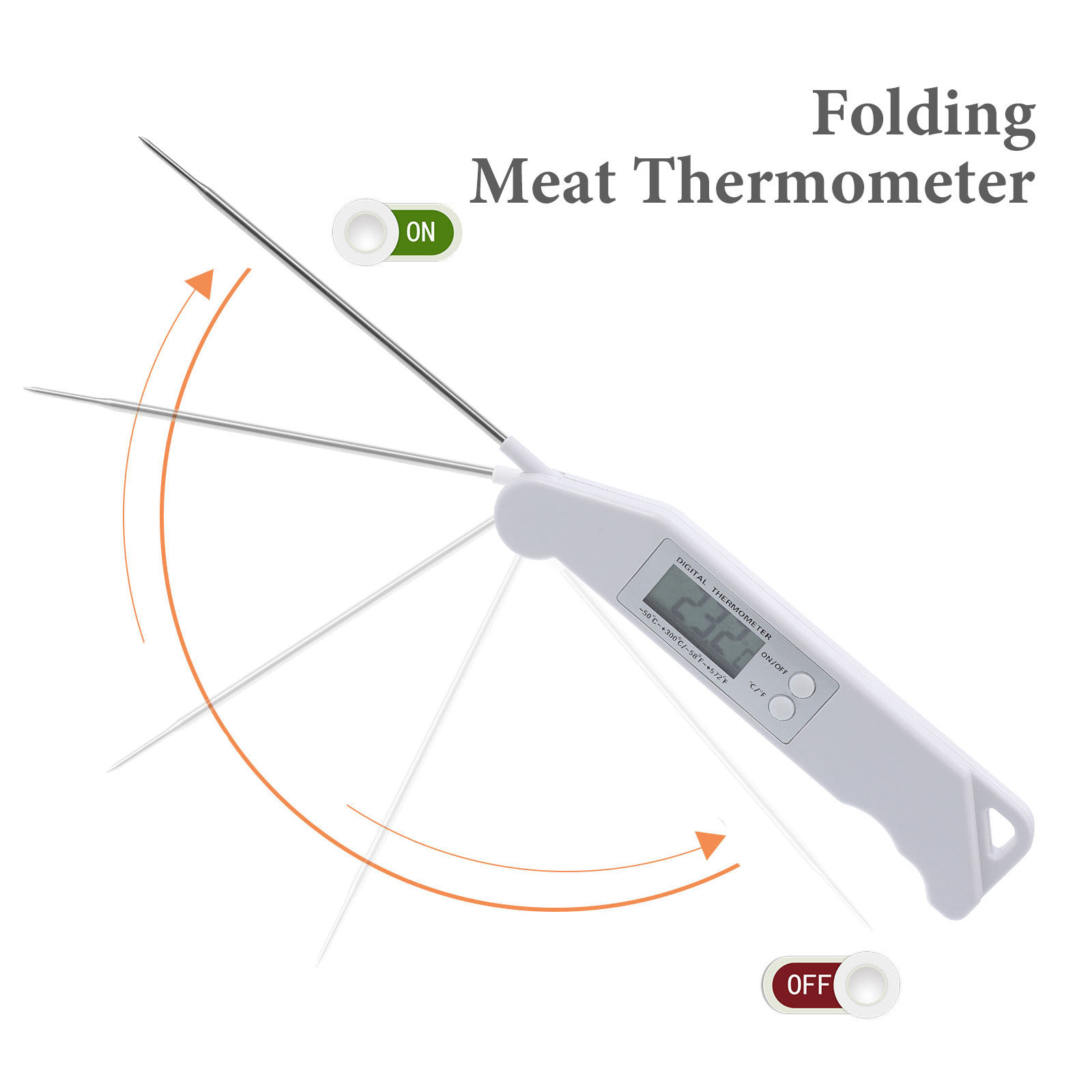 Folding Electronic Thermometer - Kitchen Baking Utensil recension och pris