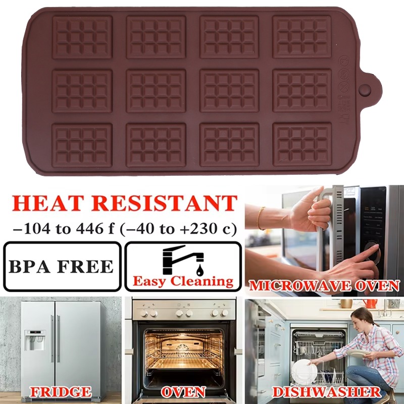 Silicone Chocolate Mold 12 Eve - Kitchen Baking Gadgets recension och pris