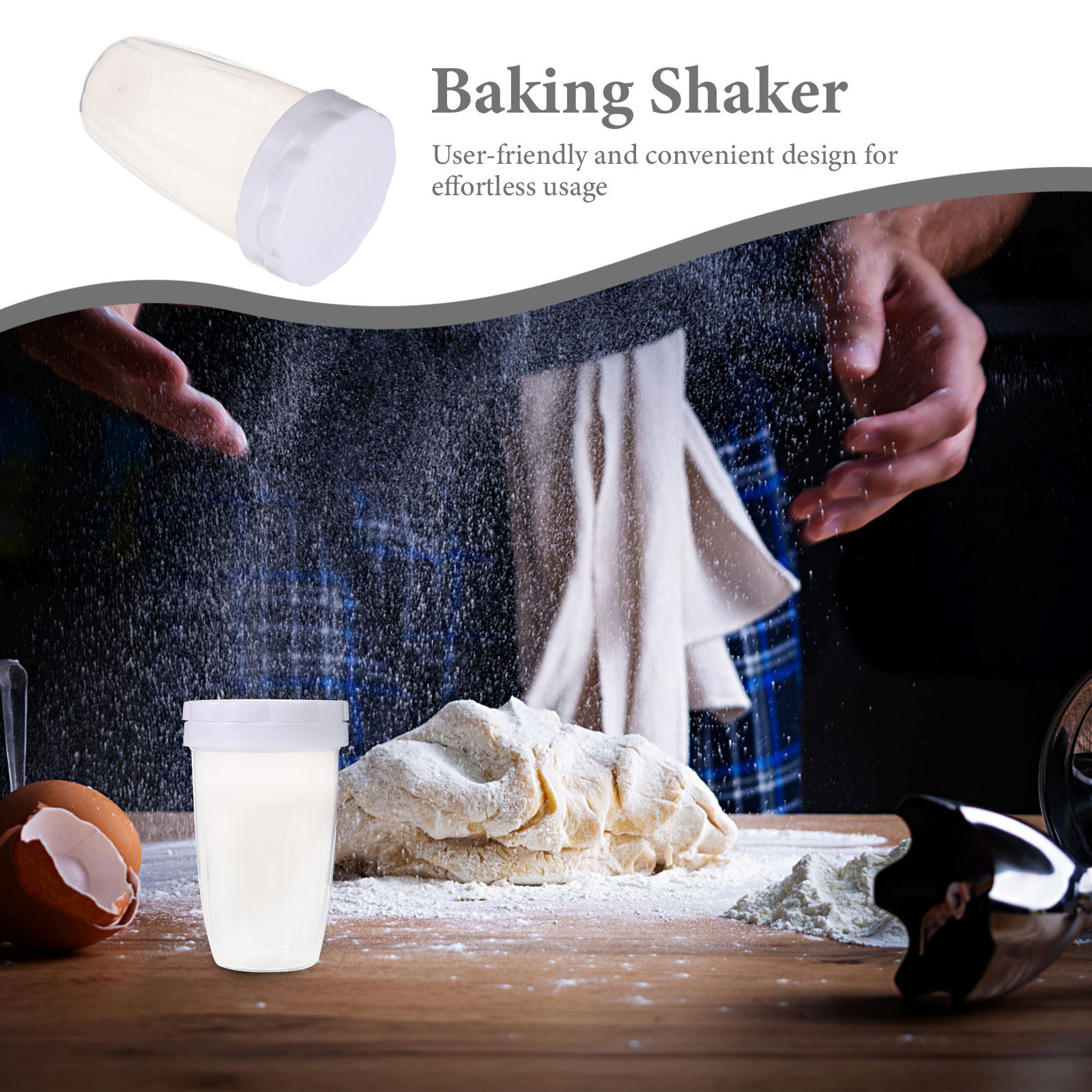 Powder Shaker Duster Fine Mesh - Baking Powder Kitchen recension och pris