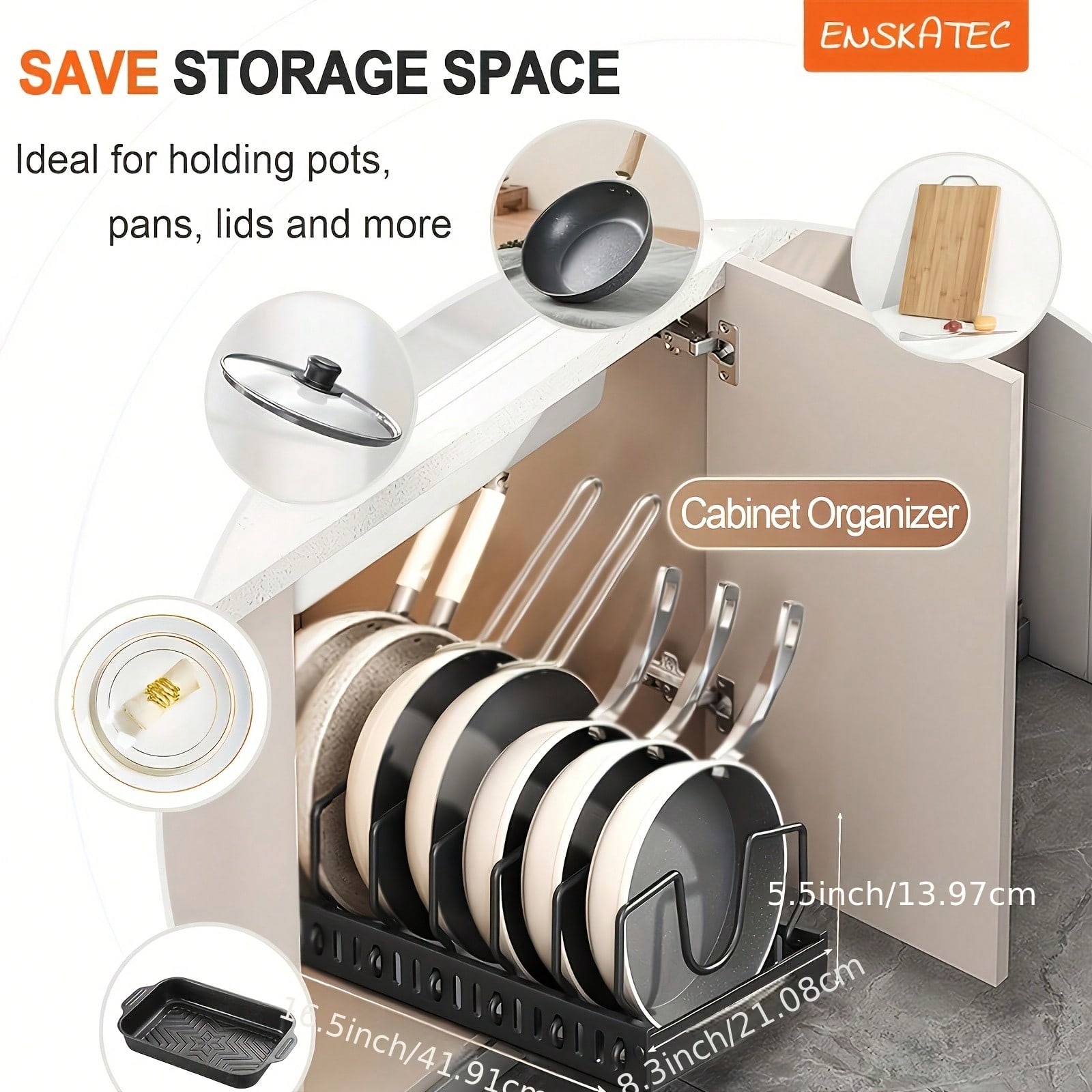 1/2pcs Cabinet Pull-Out Storag - Kitchen Baking Cabinet recension och pris