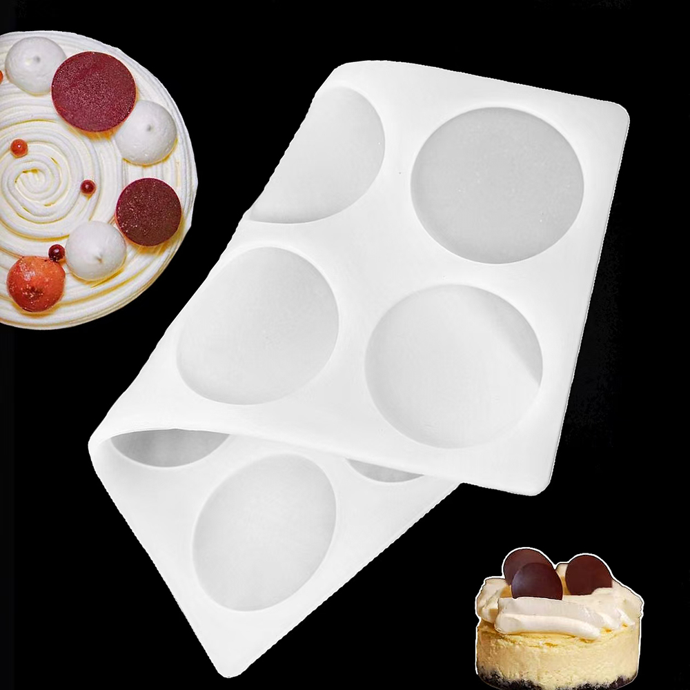 8-cavity cylindrical sugar fli - Silicone Cake Mold recension och pris