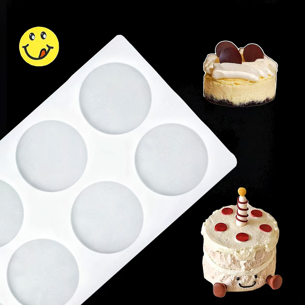 8-cavity cylindrical sugar fli - Silicone Cake Mold recension och pris