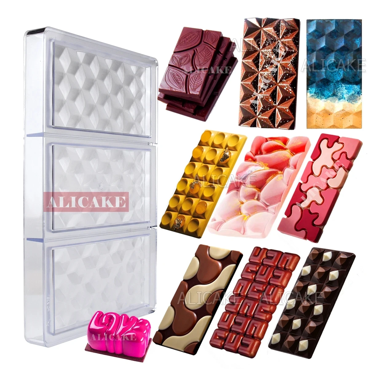 Chocolate Mould Polycarbonate  - Kitchen Baking Utensil recension och pris