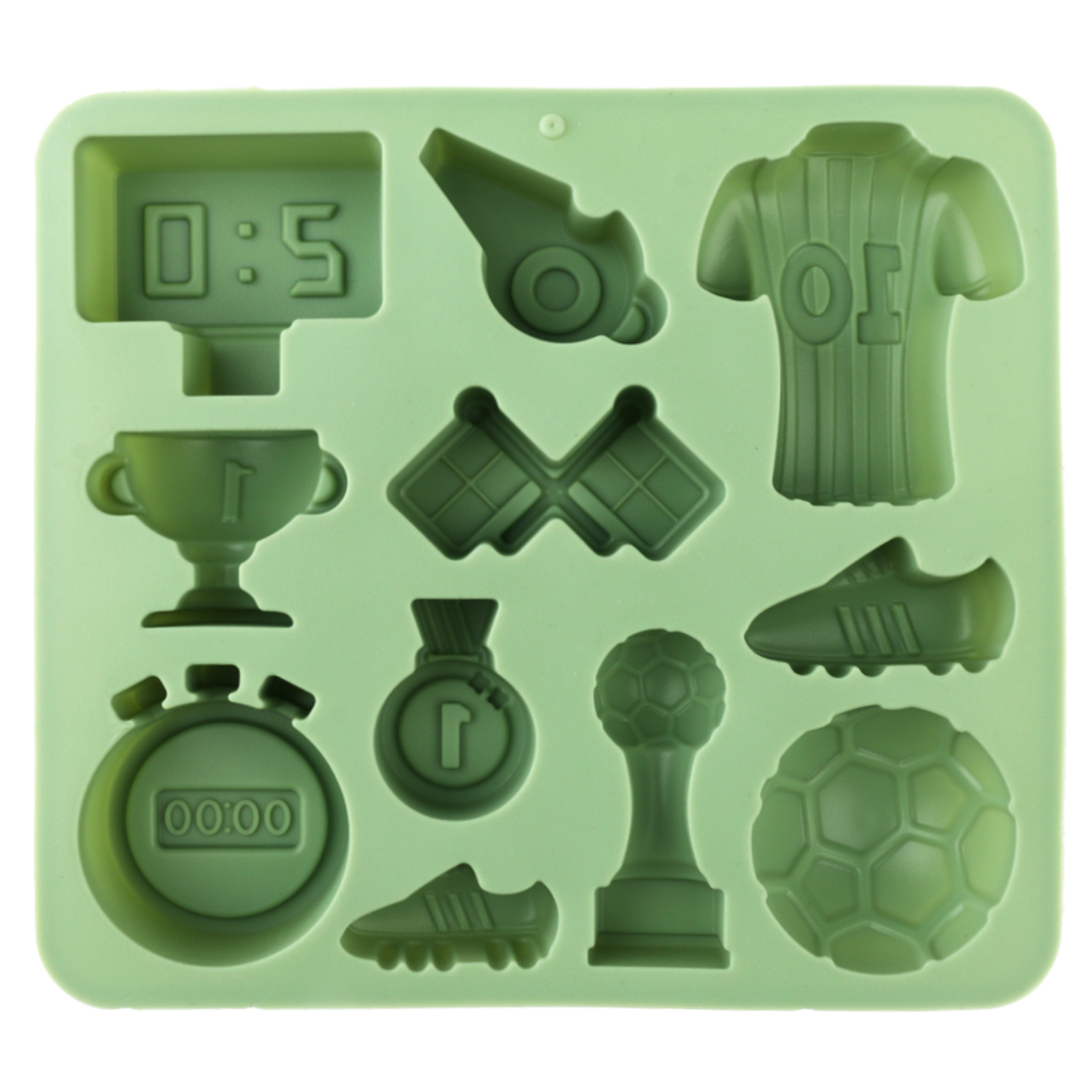 1 Green Football-Themed Silico - Silicone Cake Mold recension och pris