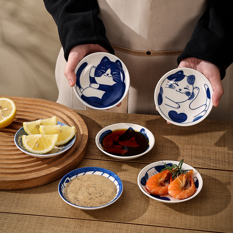 1/4pcs Ceramic Dessert Sauce D - Cake Board Round recension och pris