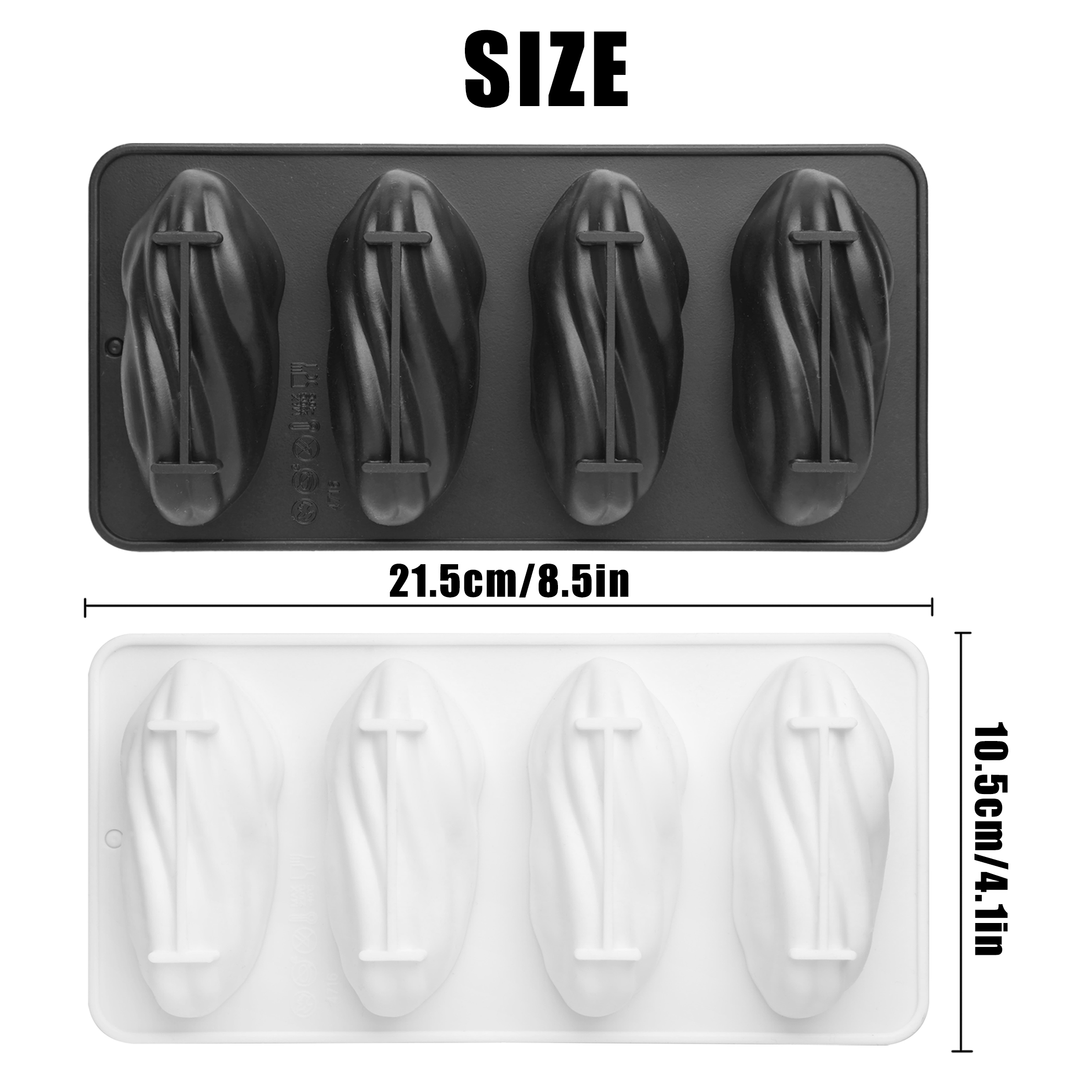 4-Cell Pistachios Design Silic - Kitchen Baking Items recension och pris