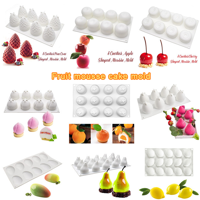 Food-Grade Silicone Fruit Seri - Silicone Cake Mold recension och pris