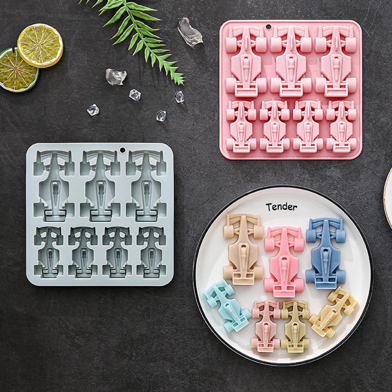 7 Cavity Racing Car Silicone M - Silicone Cake Mold recension och pris