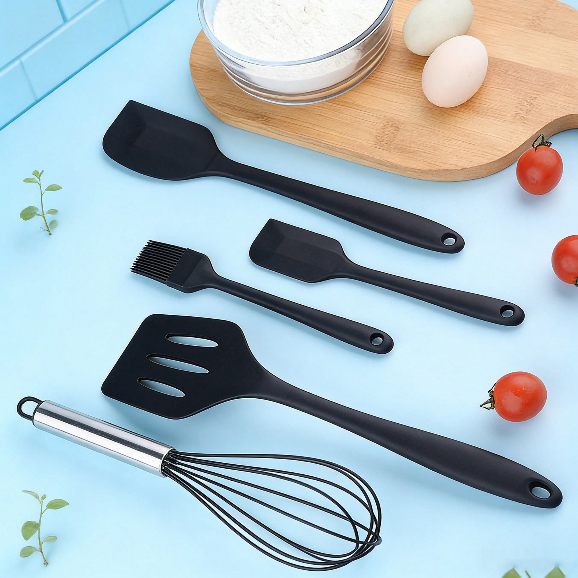 Silicone Cooking Utensils Set, - Kitchen Baking Gadgets recension och pris