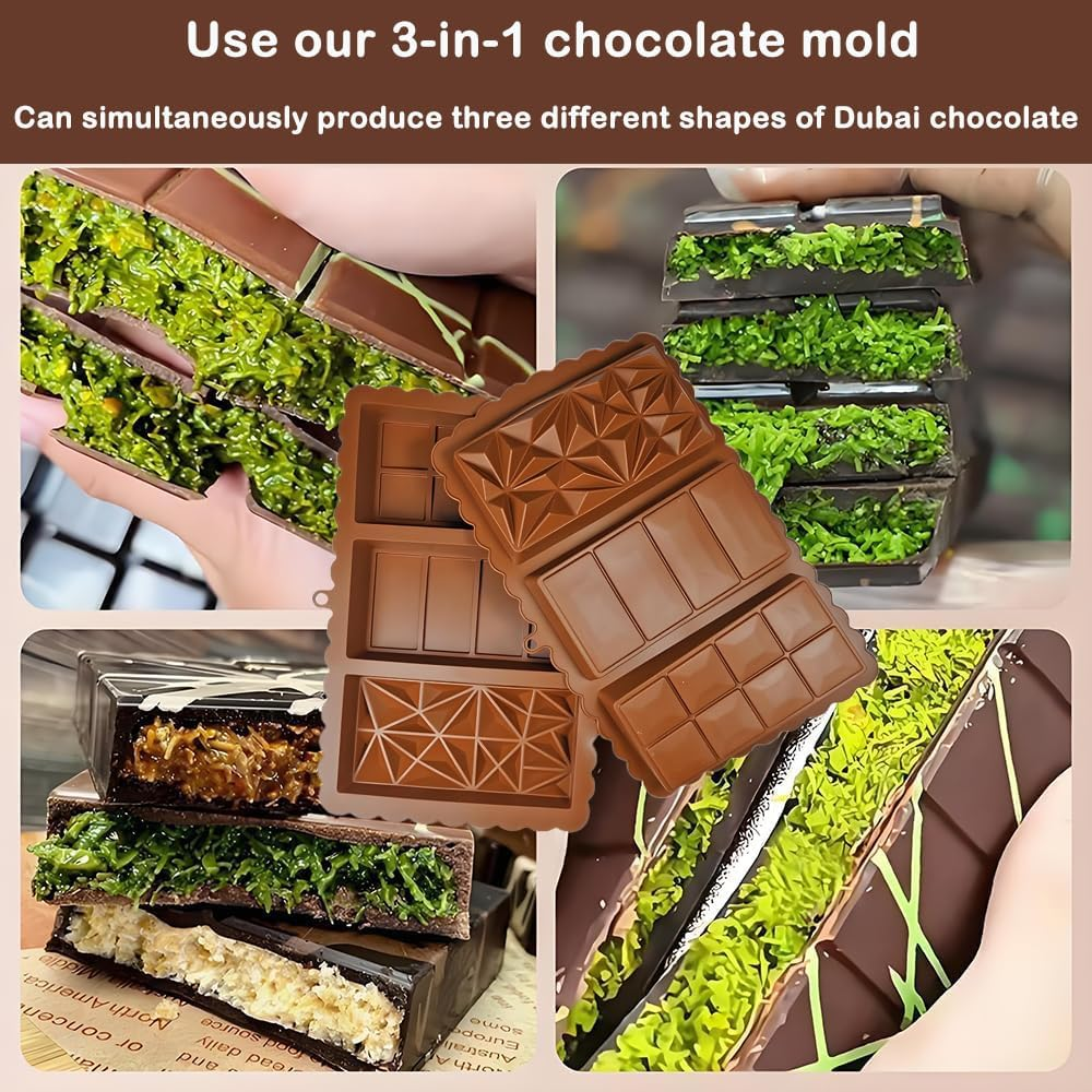 Silicone chocolate bar molds,  - Silicone Cake Mold recension och pris